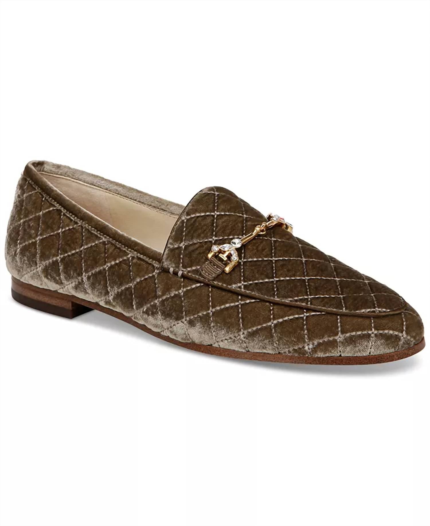 Женские туфли-лоферы Loraine Regal цвета темно-серебристый шалфей Sam Edelman — фото 2