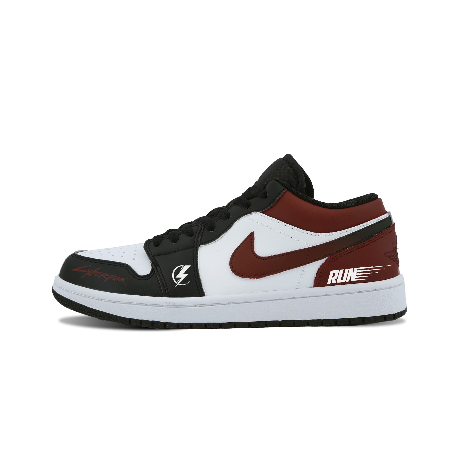 

Jordan Air 1 Low Bred Toe Vintage баскетбольные кроссовки Unisex красные черные
