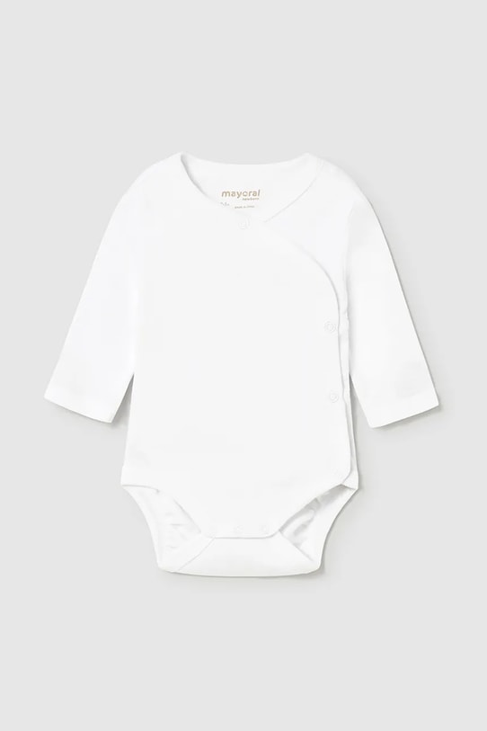 

Хлопковый боди для малышей Mayoral Newborn, белый