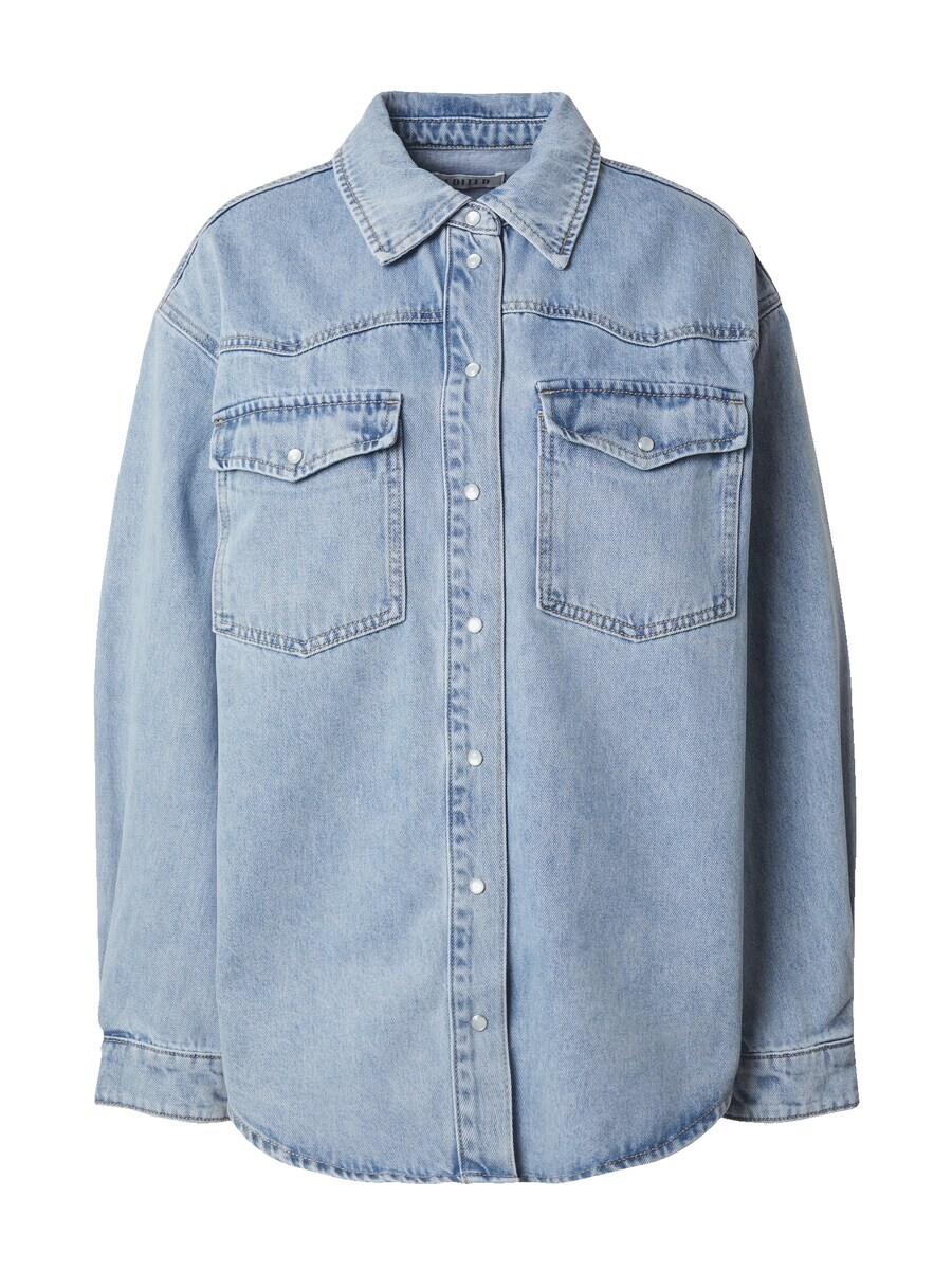 

Блузка EDITED Blouse Jesse, синий деним