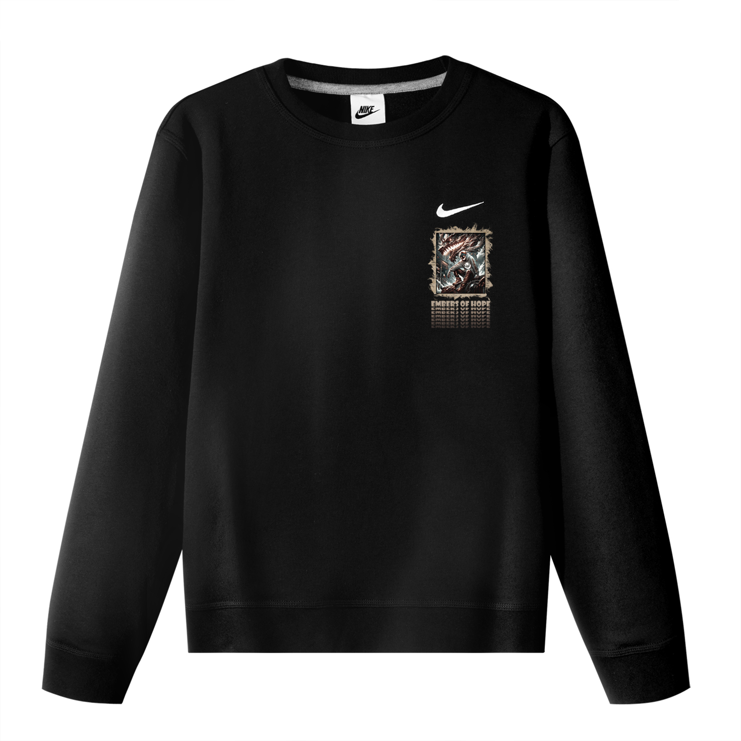 

Nike Свитшот унисекс черный