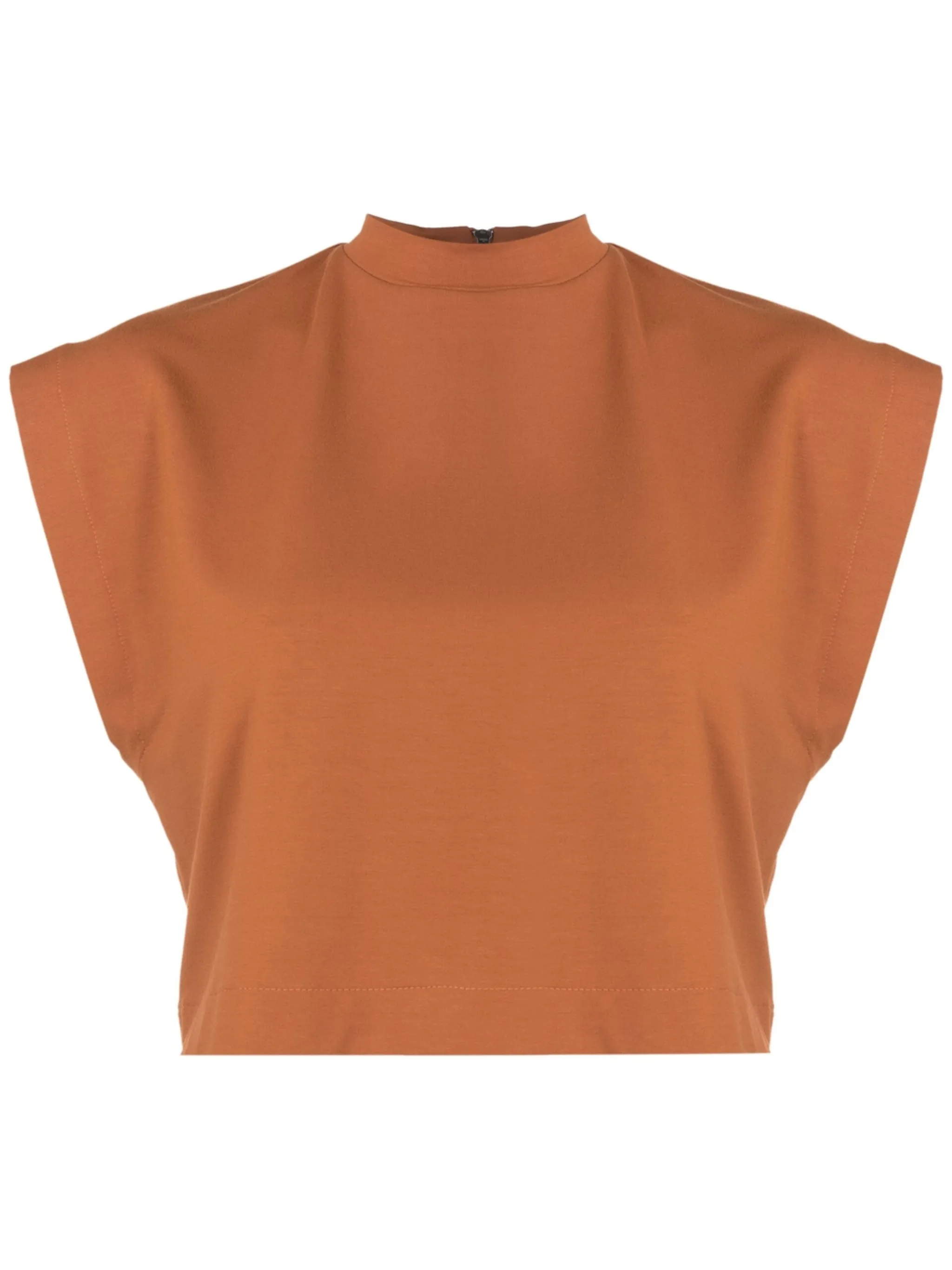 

Укороченный топ с высоким воротником Lenny Niemeyer, коричневый