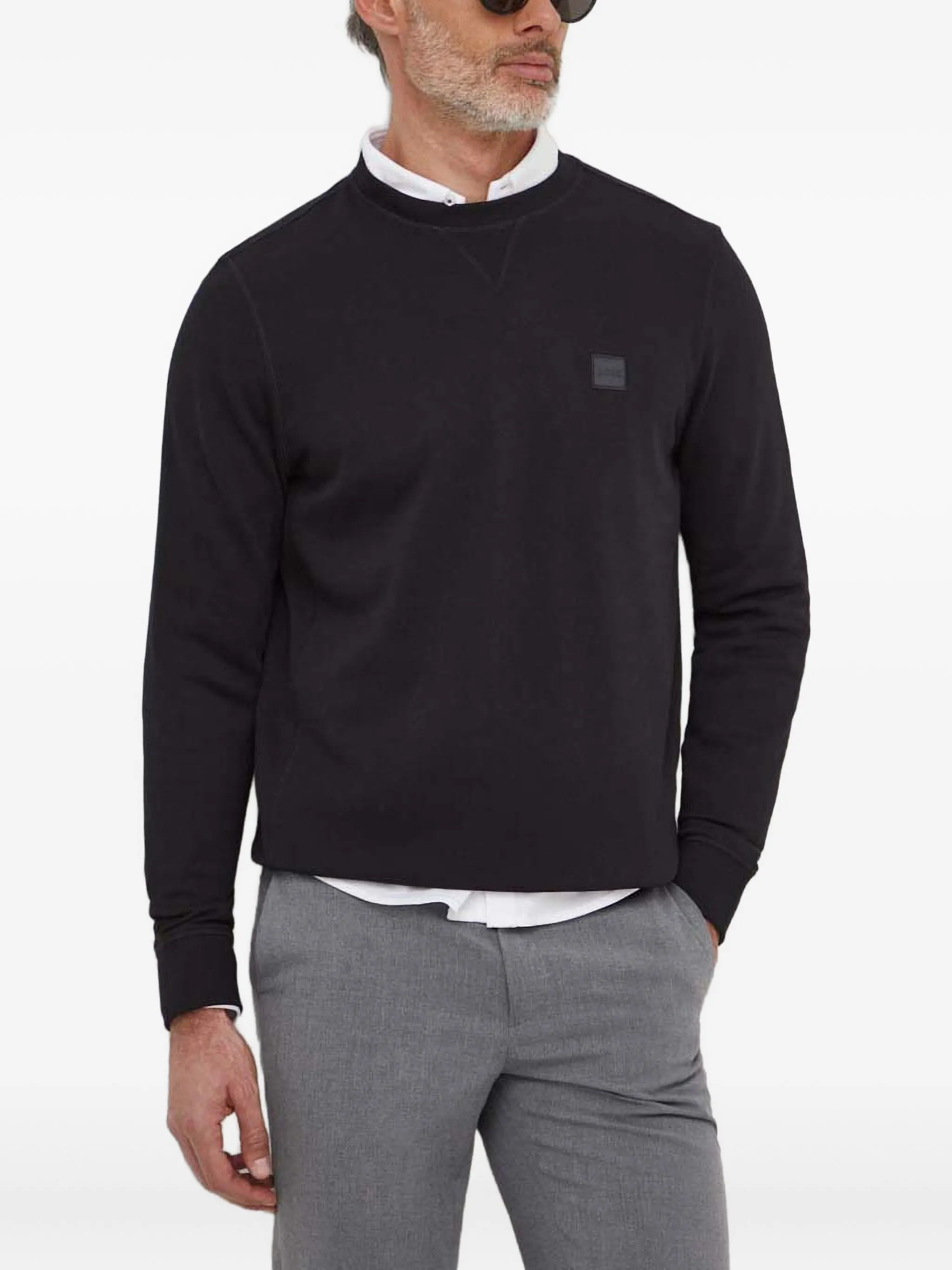 

Толстовка Westart с круглым вырезом Boss, черный