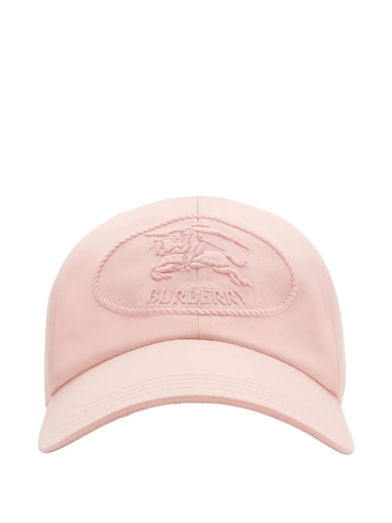 

Бейсболка Burberry Knight Stamp из габардина, розовый