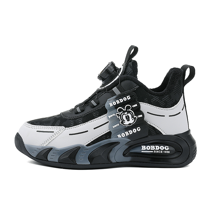 

Износостойкие, дышащие, быстросохнущие, нескользящие, с защитой от ударов, низкие кроссовки для детей. BOBDOG, черный/зеленый