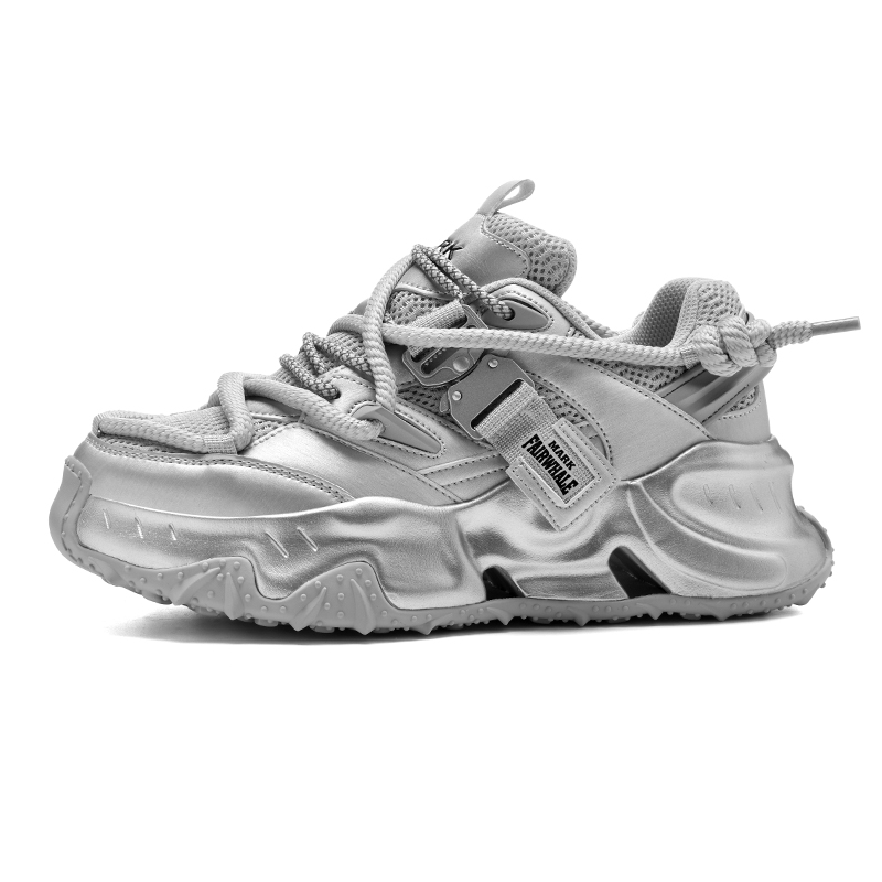 

FAIRWHALE Износостойкие и легкие низкие массивные кроссовки унисекс светло-серые, цвет Light Gray