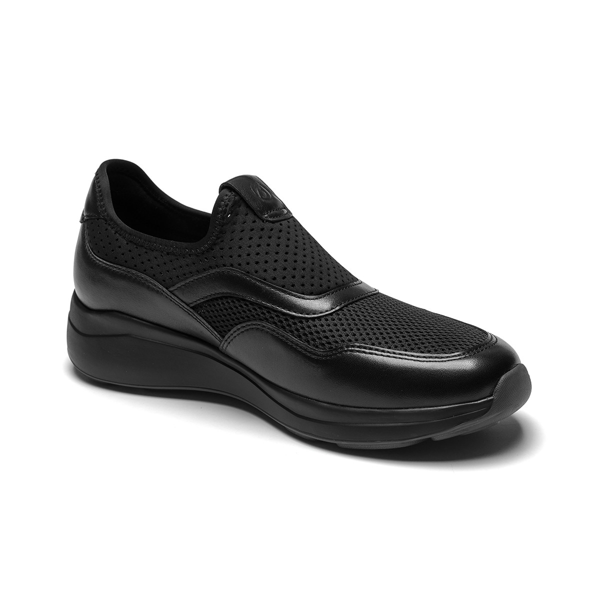 J.BENATO Мужские повседневные кроссовки Low Top черные/экрю, цвет Ecru — фото 4