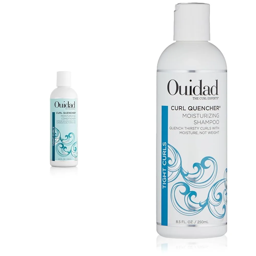 Увлажняющий кондиционер Ouidad Curl Quencher, 240 мл, и увлажняющий шампунь, 240 мл