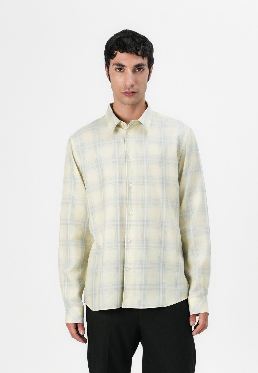 

Рубашка RYAN SHIRT Samsøe Samsøe, светло-желтый