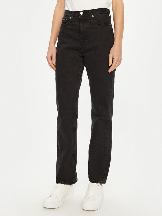 

Джинсы прямого кроя J20J224505 Calvin Klein Jeans, черный