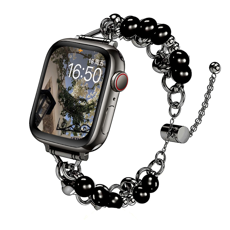 

IBOANN Часы Strap Apple Compatibility Metal, Black