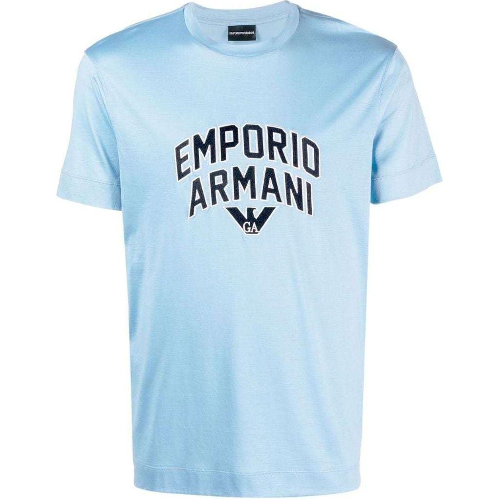 

Футболка SS23 мужская синяя EMPORIO ARMANI