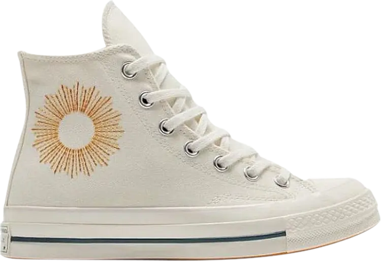 

Кроссовки Chuck Taylor All Star 70 High 'White Gold', кремовый, Бежевый, Кроссовки Chuck Taylor All Star 70 High 'White Gold', кремовый