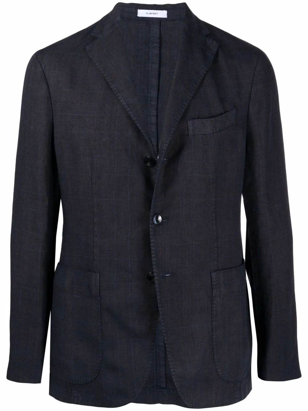 

Пиджак в клетку Boglioli, синий