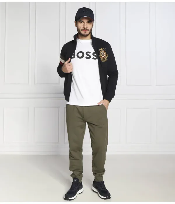 Футболка с длинным рукавом Тогн 1 regular fit Boss Green, белый — фото 2