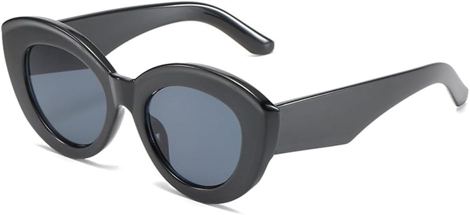 

Большие солнцезащитные очки «кошачий глаз» конфетных цветов для женщин и мужчин с защитой от УФ-излучения UV400 для занятий спортом на открытом воздухе, бега и езды на велосипеде generic, Black Gray