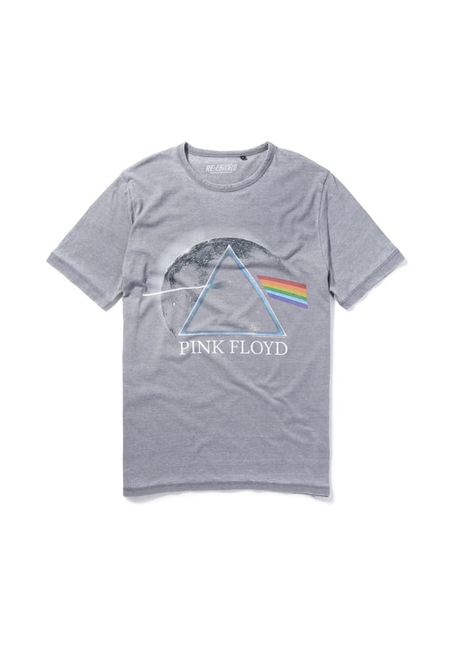 

Футболка pink floyd dark side of the moon с модным принтом pink floyd Re:Covered, серый