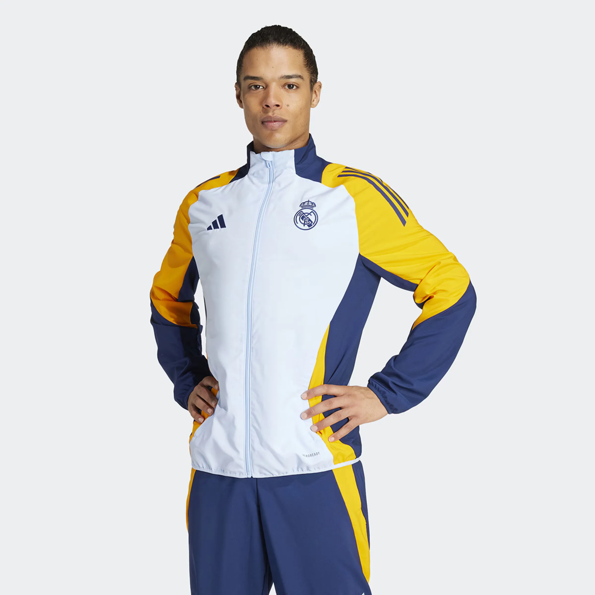 

Мужская куртка Real Madrid CF Pre Jkt и Adidas, синий/оранжевый