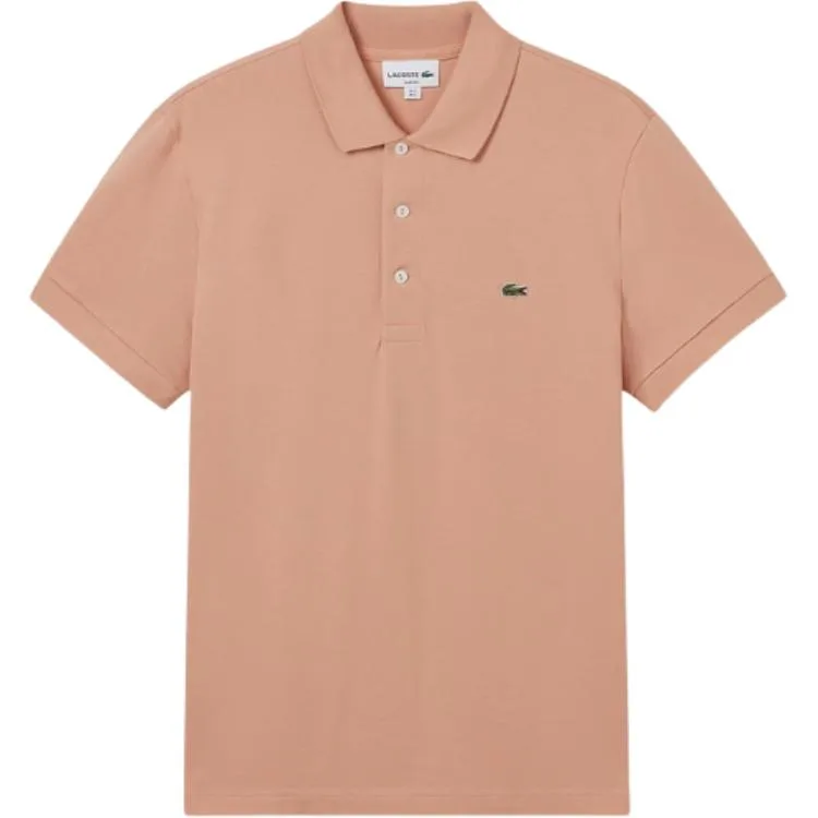 Футболка поло с вышитым логотипом LACOSTE, ZIH/Light Brown