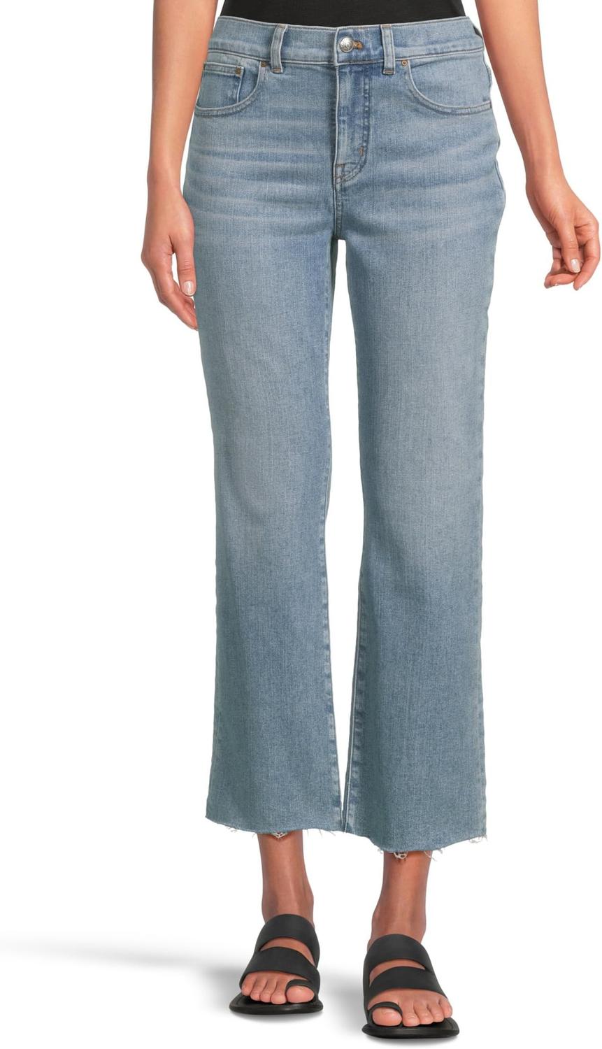 

Джинсы Madewell Mid-Rise Kick Out with Clean Hem in Altoona Wash, Altoona Wash