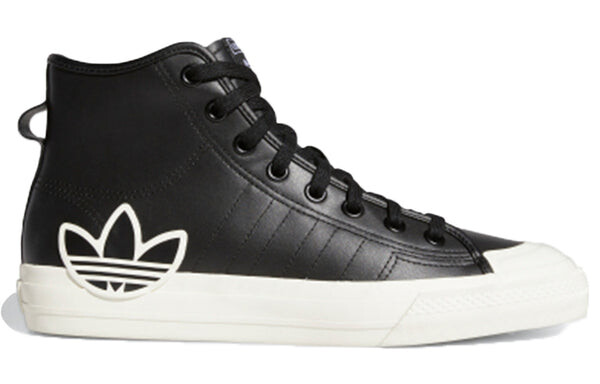 Кроссовки оригиналы nizza hi rf Adidas, черный — фото 2