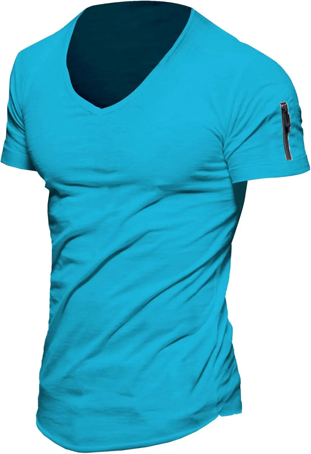 

Футболка мужская Muscle Slim V-Neck Henley DGHM-JLMY