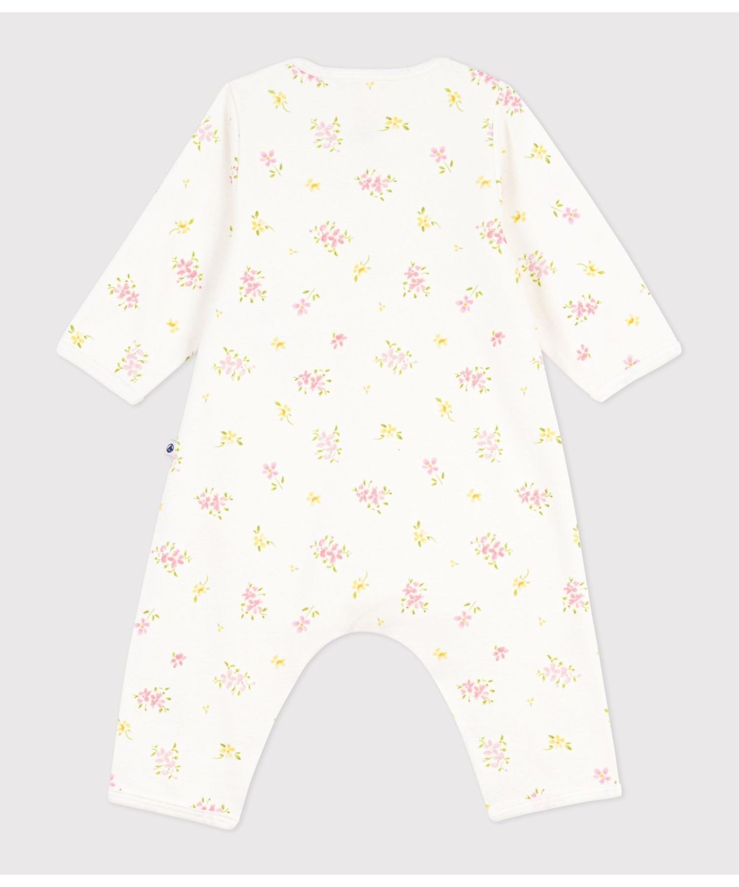 Боди с цветочным принтом Petit Bateau, Off-white/Multicolor — фото 4