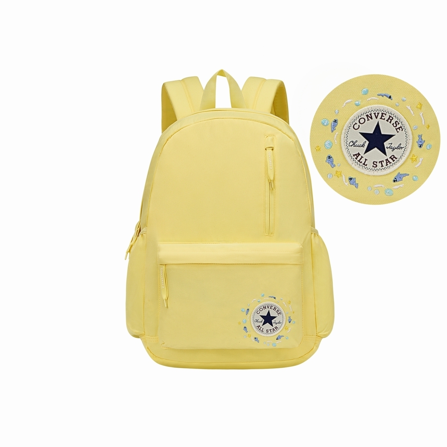 

Converse Полиэстеровый рюкзак унисекс яично-желтый, Star Whirl Fish Leap