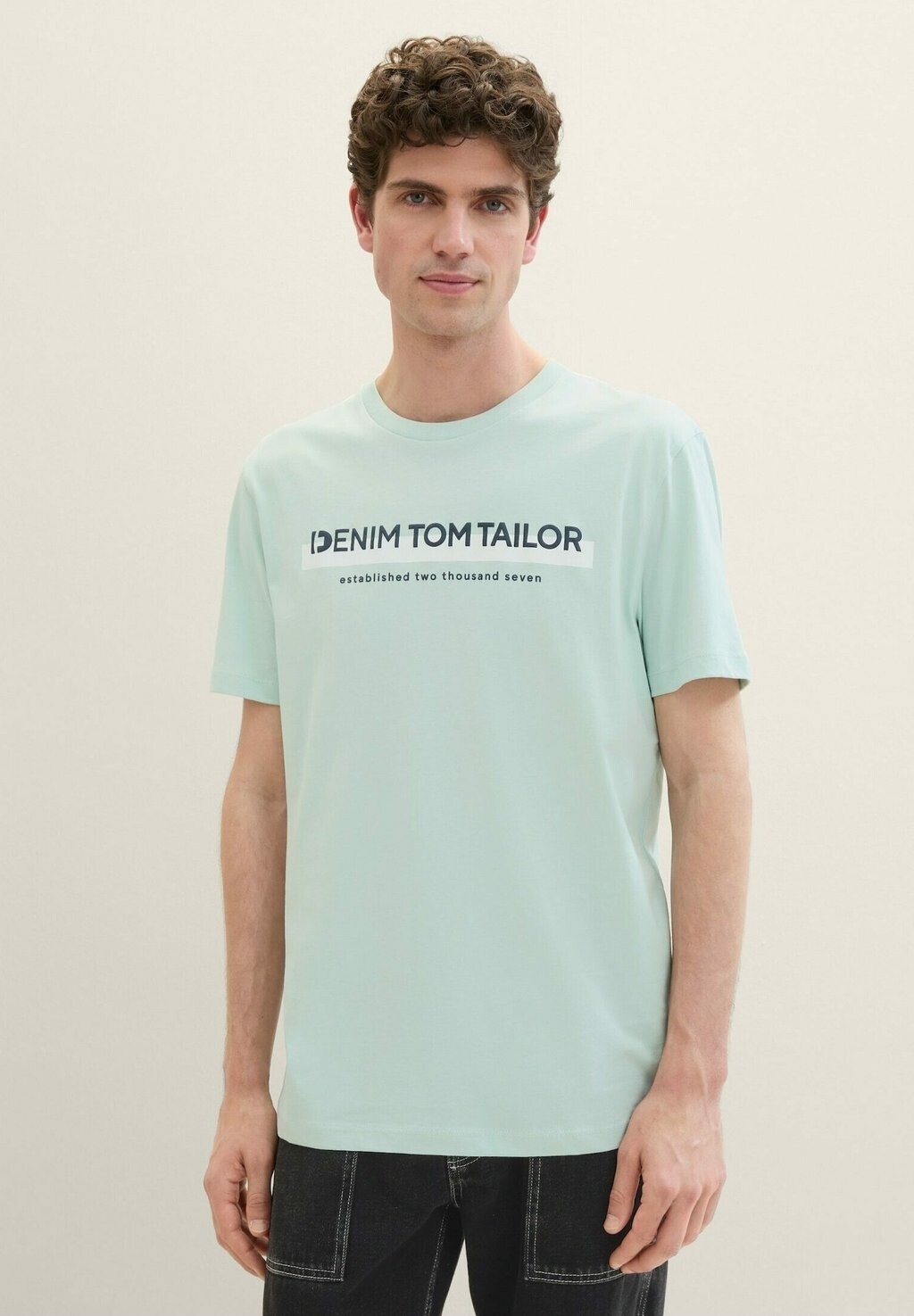 

Футболка с принтом TOM TAILOR DENIM, синий