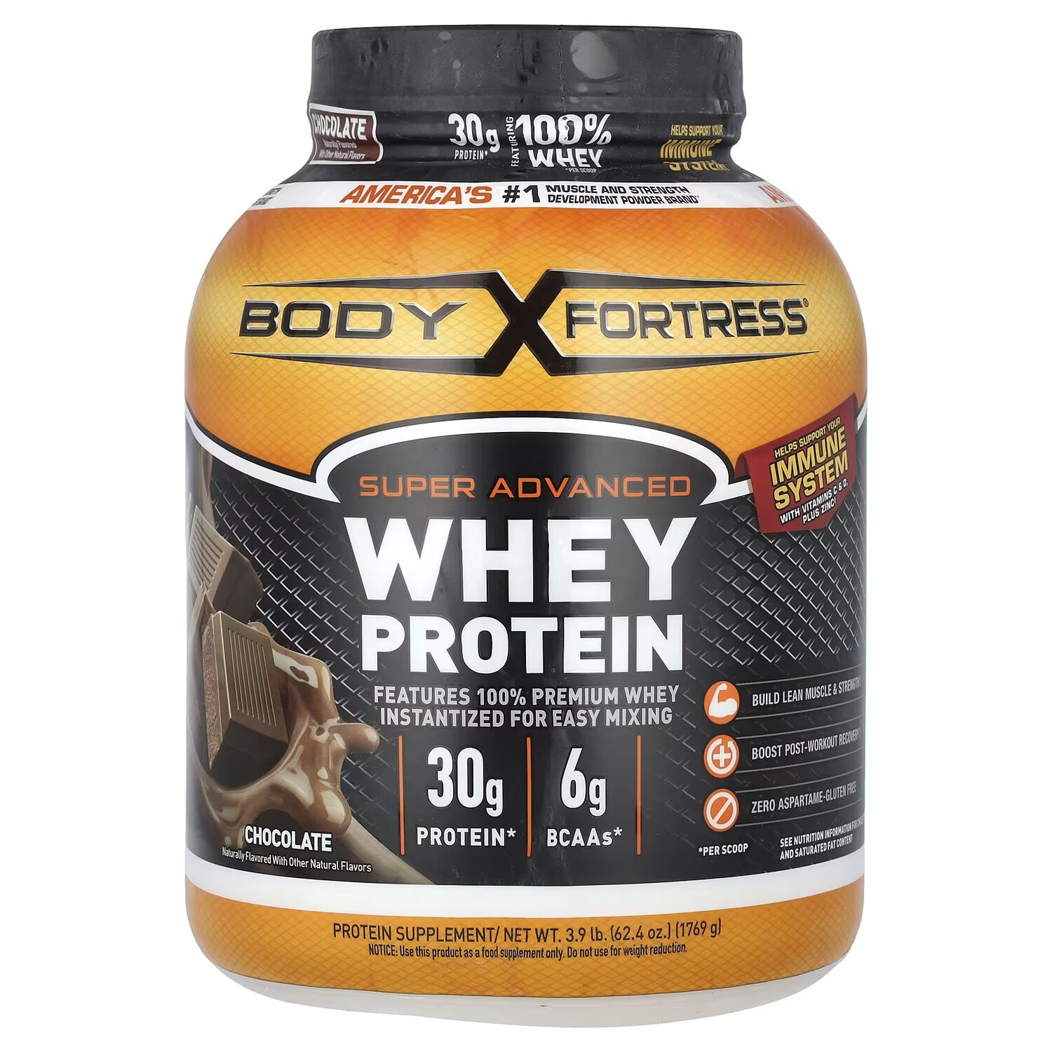 

Сывороточный протеин Super Advanced, шоколад, 1769 г (3,9 фунта) Body Fortress