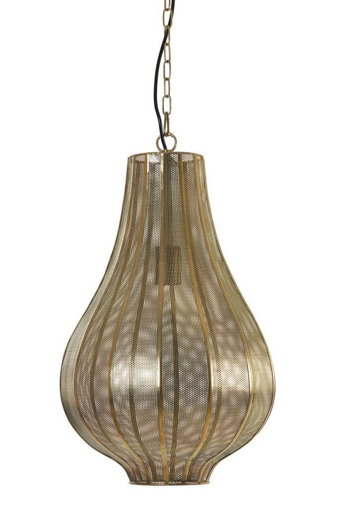 

Light & Living - Подвесной светильник Micha - 33x33x55 - золотой