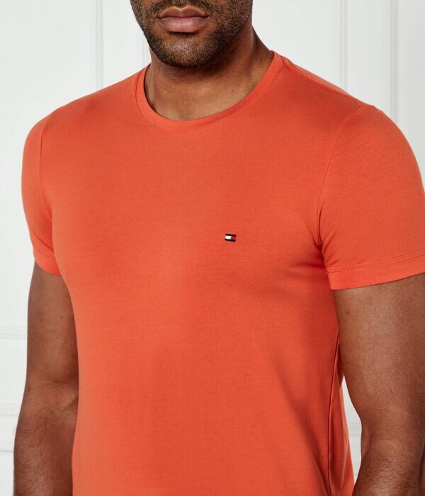 Футболка Tommy Hilfiger Slim Fit, оранжевый — фото 4