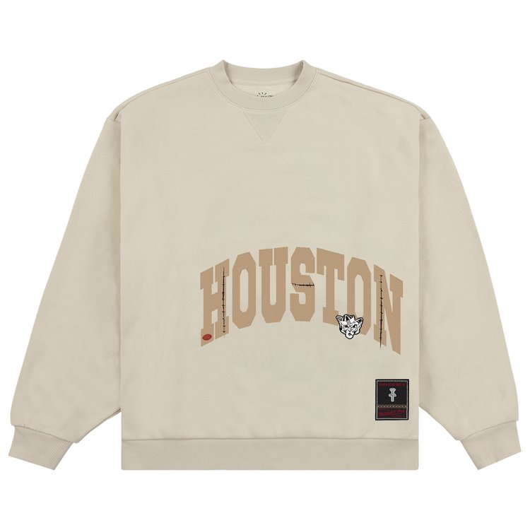 

Толстовка Cactus Jack By Travis Scott Cactus Jack by Travis Scott x Mitchell & Ness University Of Houston Crewneck, бежевый