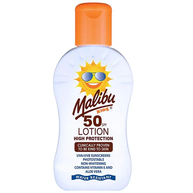

Крем для тела Kids Loción Protectora Solar Spf50 Malibu, 200 мл