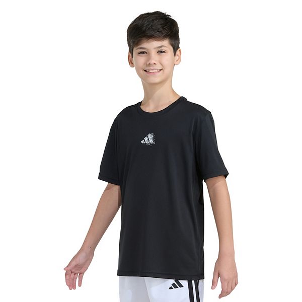 Футболка с коротким рукавом и градиентным принтом для мальчиков 8-20 Adidas, Blk Multi — фото 4