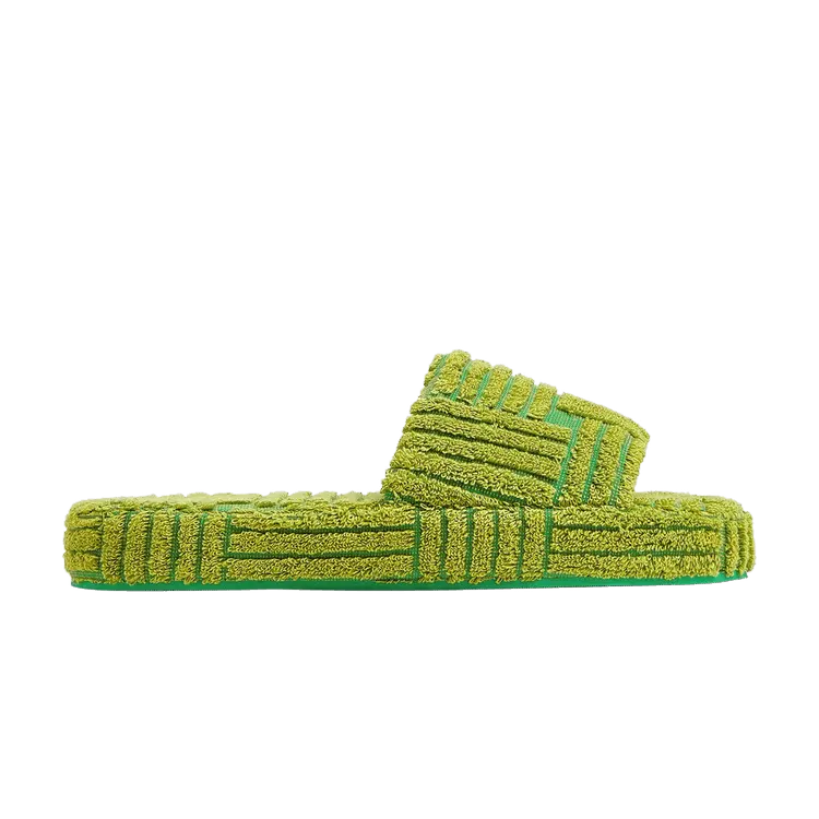 

Кроссовки Bottega Veneta Resort Sponge Slide Parakeet Kiwi, зеленый