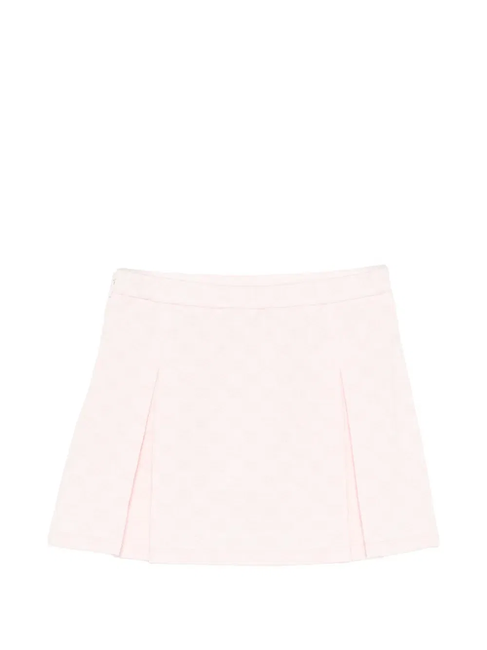 Юбка с монограммой и складками Gucci Kids, розовый — фото 2