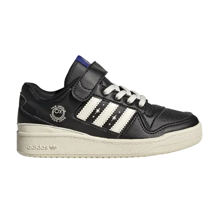 Кроссовки Adidas André Saraiva x Forum Low Little Kid, черный