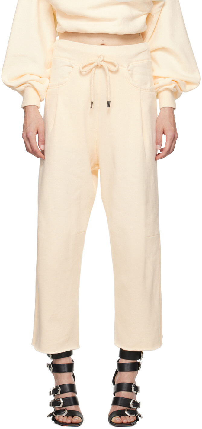 

Укороченные спортивные брюки Off-White со складками R13, Natural
