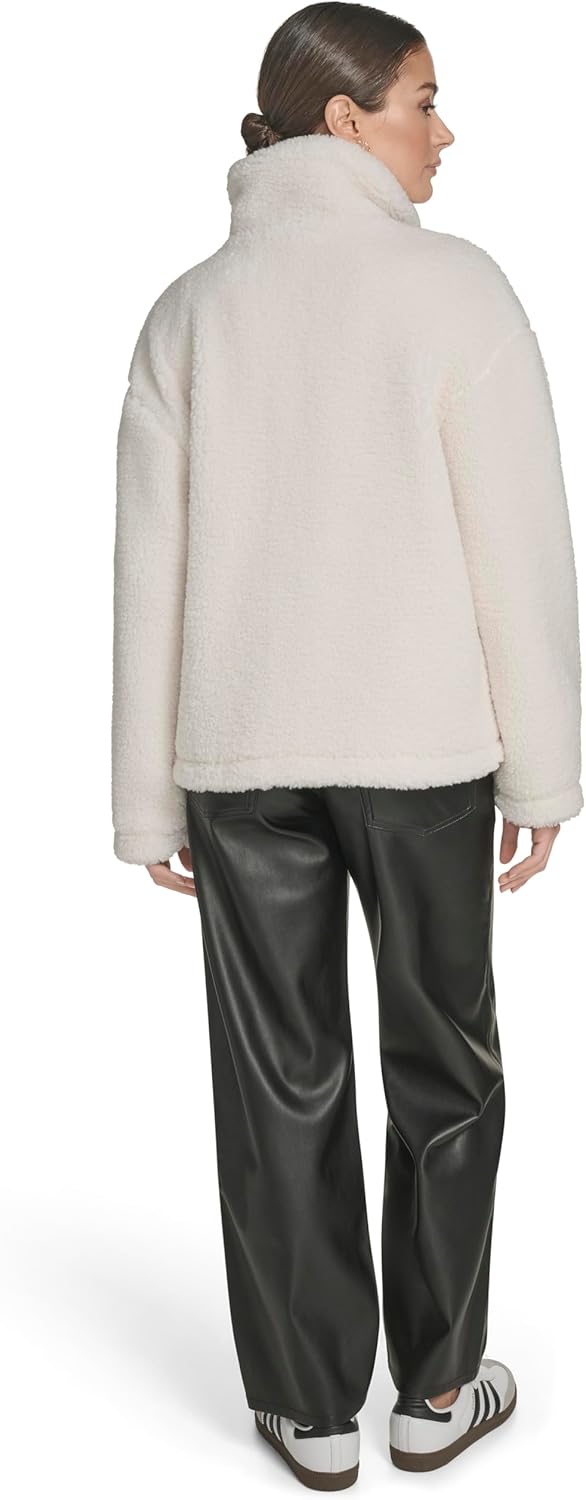 Женская куртка Levi's Sherpa Teddy (стандартные и большие размеры), New Almond — фото 4