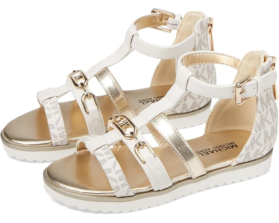 

Сандалии MICHAEL Michael Kors Kids Brandy Johanne, цвет Vanilla/Pale Gold