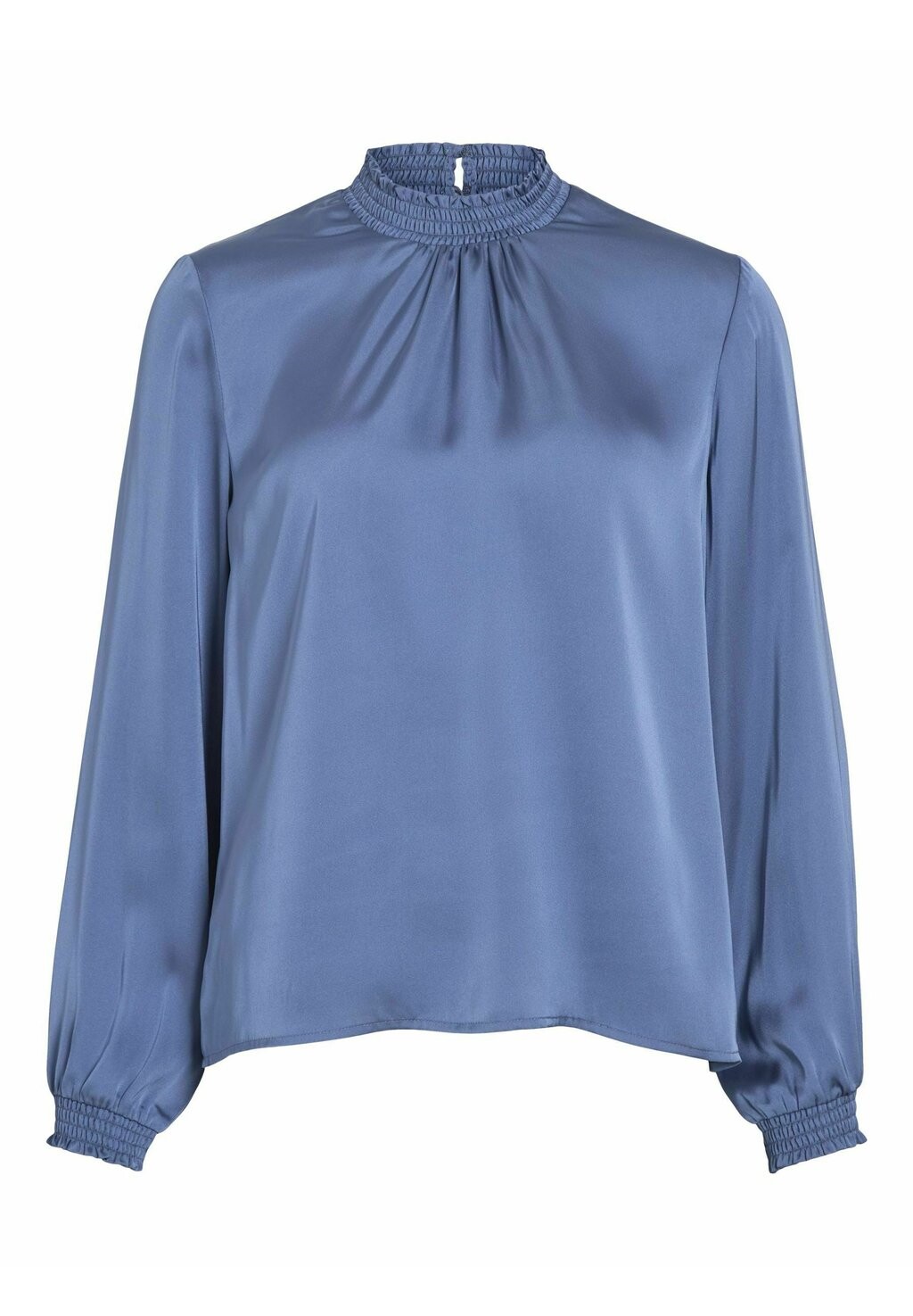 

Блуза HIGH NECK VILA, сине-серый