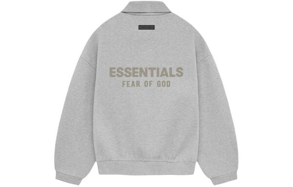 Рубашка поло ss24 long sleeve polo shirt 'light heather grey' Fear Of God Essentials, серый — фото 2