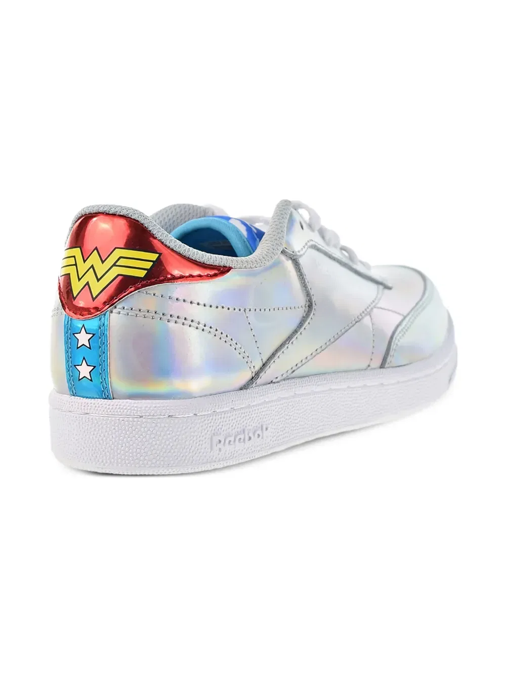 Кроссовки Club c 85 gs wonder для женщин Reebok Kids, серебро — фото 2