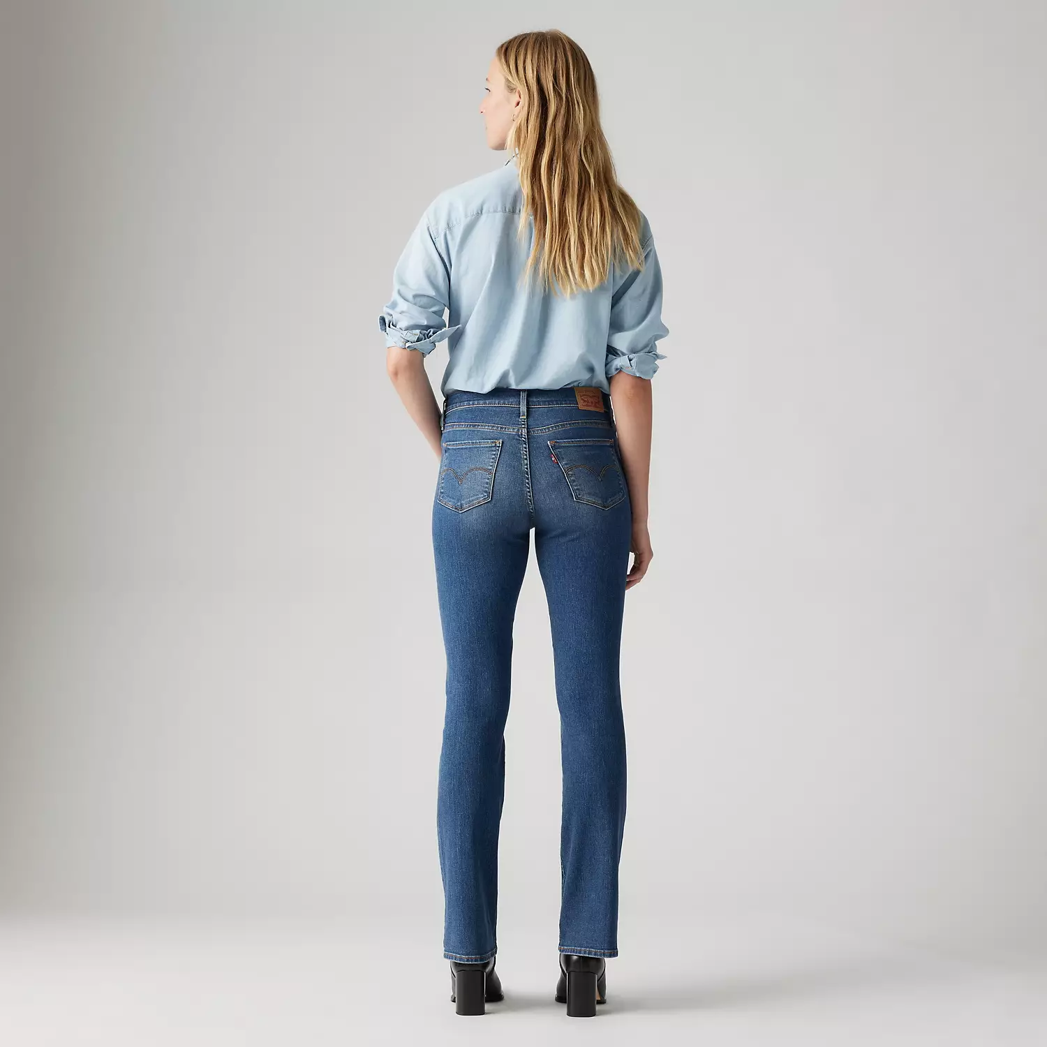 315 Формирующие женские джинсы Bootcut Levi's, цвет Los Dos - Medium Wash — фото 4