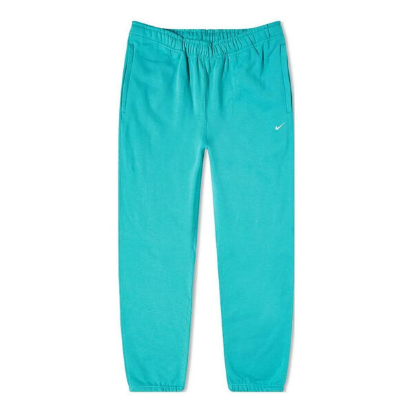 

Брюки solo swoosh sweatpants 'teal' Nike, мультиколор
