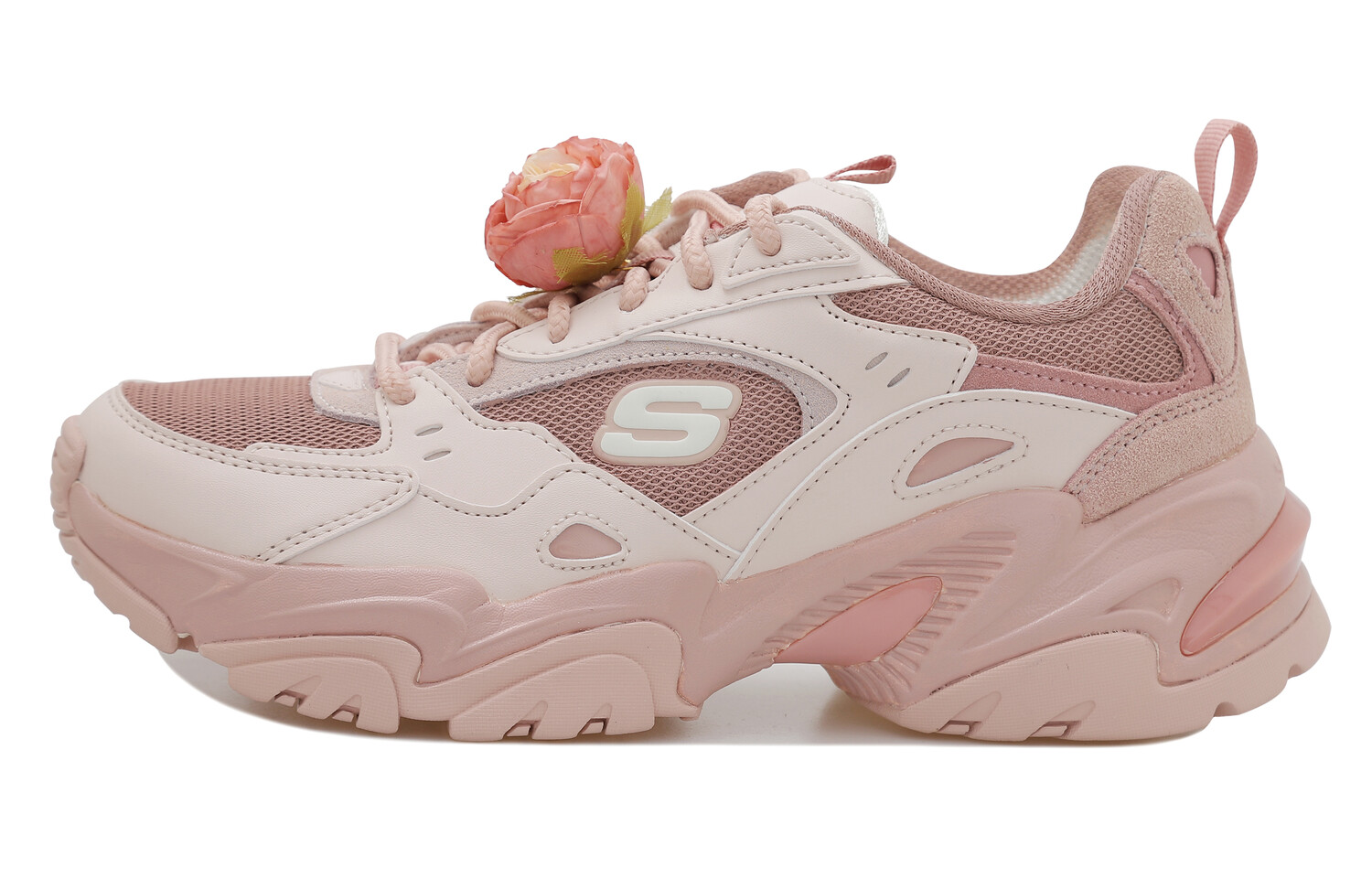 

Кроссовки женские Stamina V2 с низким верхом розового цвета Skechers