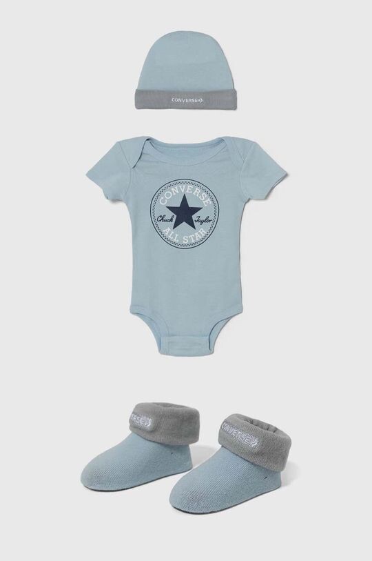 

Хлопковое боди для новорожденных Converse, синий