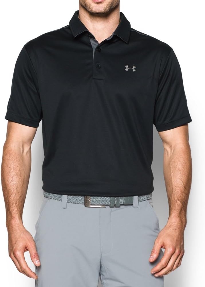 

Under Armour мужская поло с коротким рукавом HeatGear, Black, Черный, Under Armour мужская поло с коротким рукавом HeatGear, Black