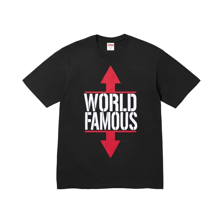 Футболка Supreme World Famous Tee 'Black'